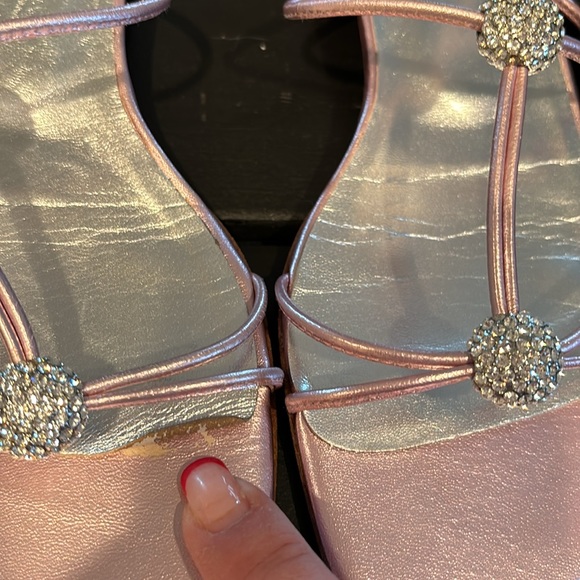 Stewart Weitzman pink with crystals - Picture 4 of 4